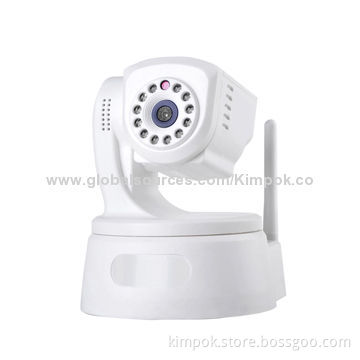 720P HD P2P Network IP Camera with Night Vision, Supports 32GB TF Card